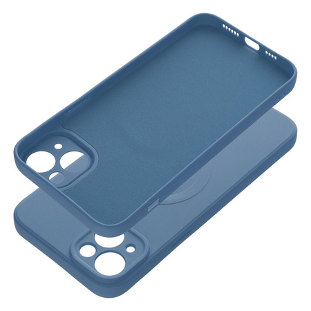 Futerał Silicone Mag Cover kompatybilny z MagSafe do IPHONE 14 PLUS niebieski