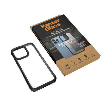 Case IPHONE 13 PRO PanzerGlass ClearCase Antibacterial Military (0324) Grade SilverBullet