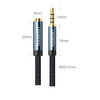 Ugreen Adapter Miniklinke 3,5 mm 1 m blau (AV118)