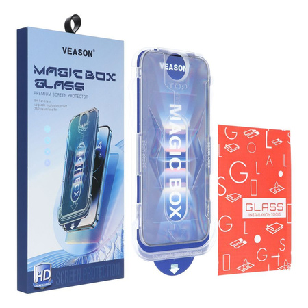 Szkło Hartowane 6D Pro Veason Easy-Install Glass - do Iphone 11 Pro Max czarny