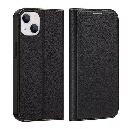 Dux Ducis Skin X2 Hülle für iPhone 14 Plus Hülle mit Magnetklappe schwarz