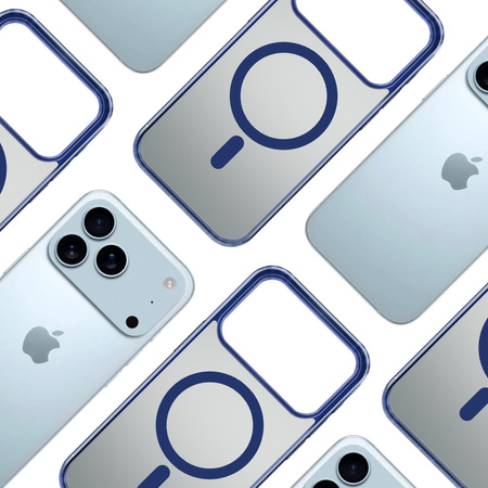 Apple iPhone 17 Pro Max - 3mk Frosty MagCase Blue