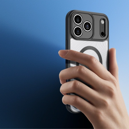 Dux Ducis AIMO Mag Case for iPhone 17 Pro Max Compatible with MagSafe - Black