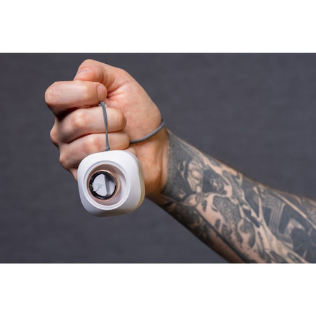 Smart Ring R11M- inteligentny pierścień ze stali ze stacją ładującą rozmiar 7 (17,3mm) złoty