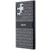 DKNY DKHCS24LPRTHSLK S24 Ultra S928  czarny/black hardcase Leather Mono Stripe & Metal Logo