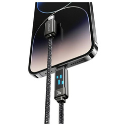 USAMS Kabel USB-C na Lightning 30W 1,2m  Zinc Alloy Fast Charging Data Cable Meteor Series SJ743USB01 (US-SJ743)