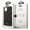 Oryginalne Etui IPHONE 14 PLUS Karl Lagerfeld Hardcase Silicone Plaque Magsafe czarne