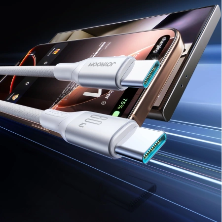 Kabel Joyroom S-A28 Flash Series 60W USB-C - USB-C 1m - biały