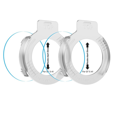 SZKŁO HARTOWANE TECH-PROTECT EASY SET+ 2-PACK HUAWEI WATCH GT 5 (41 MM) CLEAR