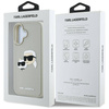 Schutzhülle IPHONE 16 Karl Lagerfeld HC 3D Rubber Double Heads beige