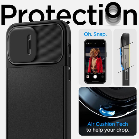 Spigen OPTIK ARMOR MAG MAGSAFE IPHONE 14 PRO SCHWARZ