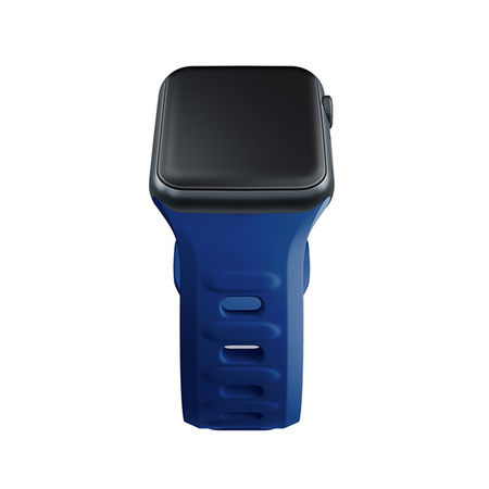 3MK Silicone Watch Strap Niebieski/Blue dla Apple Watch 38/40/41mm