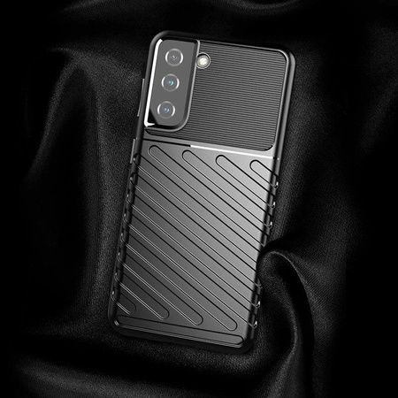 Thunder Case Hülle für Samsung Galaxy S23+ Silikon Armor Case schwarz