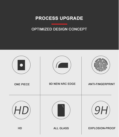 Mocolo 2.5D Full Glue Glass - Szkło ochronne Xiaomi Redmi Note 11 Pro / Note 11 Pro Plus