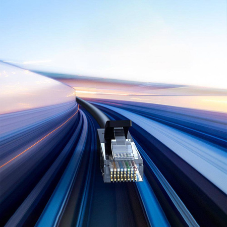 Ugreen flat LAN Ethernet Cat. 6 8m black (NW102)