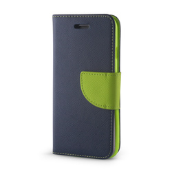 Etui Smart Fancy do Samsung Galaxy S24 granatowo-zielony