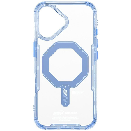 Skinarma etui Saido iPhone 17 6.3"       Magnetic Charging niebieski/sky blue
