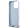 Etui IPHONE 16 PRO MAX Guess Grained Big 4G Logo Small Classic Logo niebieskie
