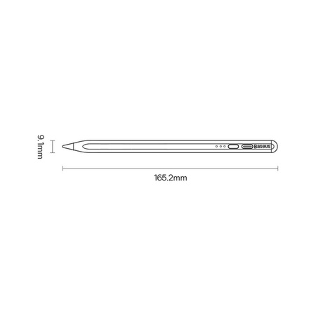 Aktywny rysik stylus do iPad Baseus Smooth Writing 2 SXBC060202 - biały
