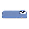 iCarer Litchi Premium Leather Case iPhone 14 Pro Magnetic Leather Case with MagSafe Light Blue (WMI14220710-LB)