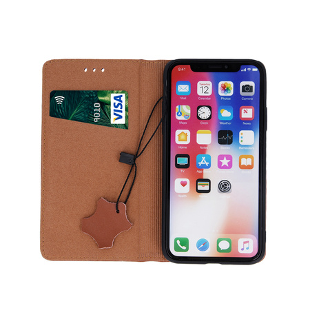 Etui skórzane Smart Pro do iPhone 16 Plus 6,7" brązowe