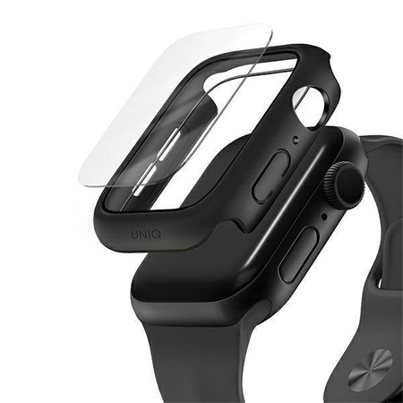 UNIQ etui Nautic Apple Watch Series 4/5/6/SE 40mm czarny/black
