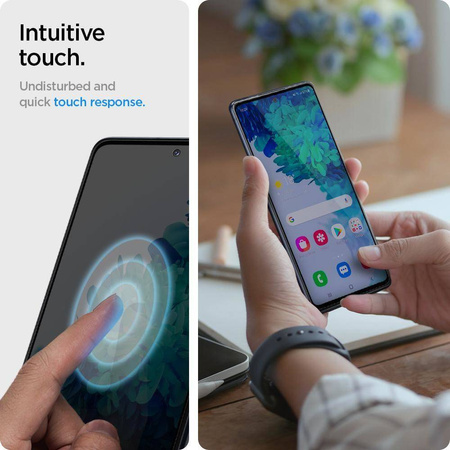 Szkło Hartowane Spigen Glass Fc Galaxy S20 Fe Black