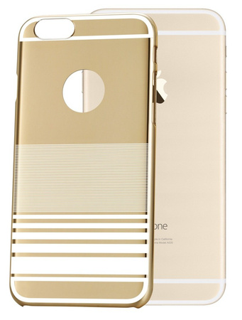 Etui X-FITTED Hard IPHONE 6+ Rainbow złote PPBJG