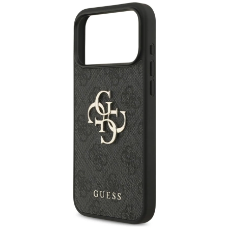 Etui Guess 4G Strap 4G Classic Logo na iPhone 17 Pro Max - czarne