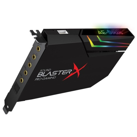 Creative Karta dźwiękowa Sound Blaster   X AE-5 Plus czarny/black PCI-e