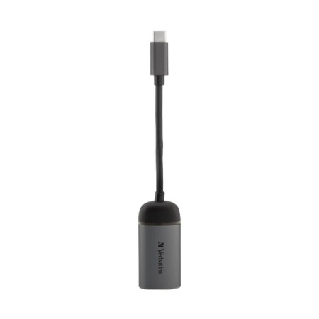 Verbatim Adapter USB-C - Eternet aluminium/aluminum 49146