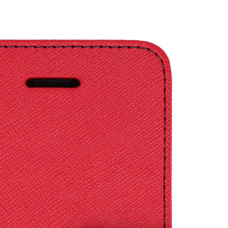 Etui Smart Fancy do Motorola Moto E20 / E30 / E40 / E20S czerwono-granatowe
