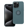 Futerał SILICONE RING do IPHONE 15 PRO MAX zielony