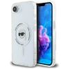 Karl Lagerfeld IML Metal Karl Head MagSafe Case für iPhone 16e Weiß