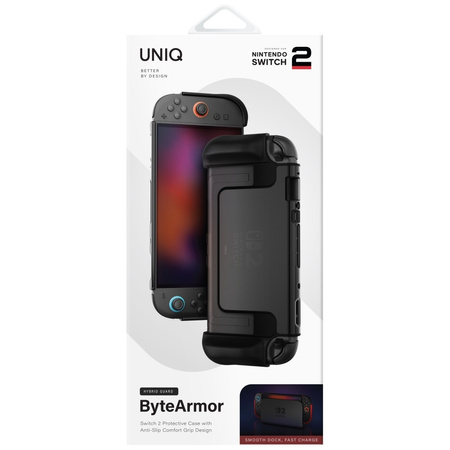 Etui UNIQ Hybrid Bytearmor do Nintendo   Switch 2 czarny