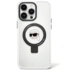 Karl Lagerfeld KLHMP15LHMRSKHH iPhone 15 Pro 6,1" weiß/weiß Hardcase Ring Stand Karl Head MagSafe