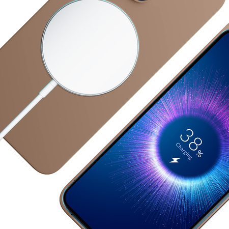 Apple iPhone 15 Pro - 3mk Hardy MagSilicone Dark Gold