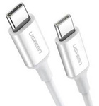UGREEN US264 Type C to Type C Cable, 60W, 0.5m (white)