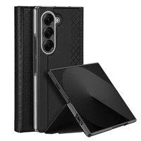 Etui Dux Ducis Brill na Samsung Galaxy Z Fold7 z zamknięciem magnetycznym - czarne