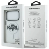 Karl Lagerfeld IML Karl Sketch Logo MagSafe Case for iPhone 17 Pro - Transparent