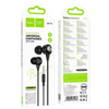 HOCO słuchawki przewodowe Jack 3,5 mm z mikrofonem M116 czarne