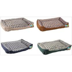 Miękkie legowisko kanapa dla psa 90 x 70 x 20 cm roz. XL (zielony)