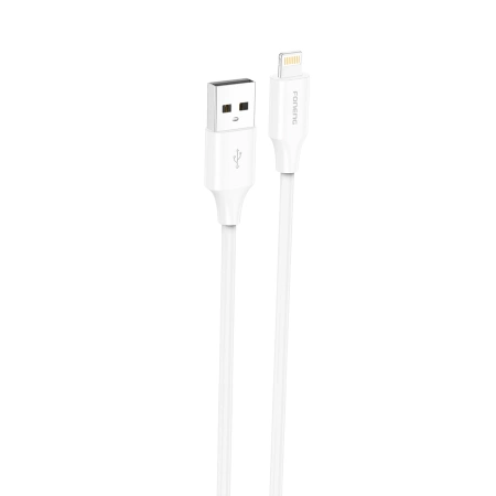 FONENG kabel X63 Lightning 2.1A 1M Biały