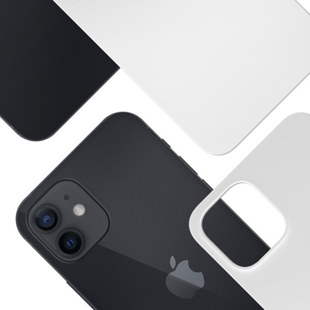 Apple iPhone 12 - 3mk Hardy MagSilicone White