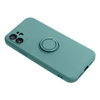Futerał SILICONE RING do IPHONE 15 PRO MAX zielony