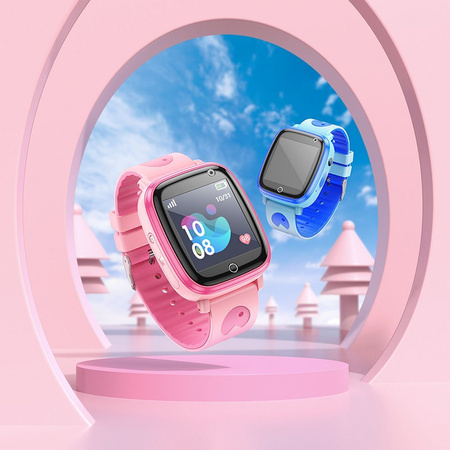 HOCO smartwatch dla dzieci z funkcją rozmowy Y100 różowy