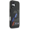 BMW M IML Metal Buttons Tricolor Lines MagSafe Case for iPhone 17 - Black