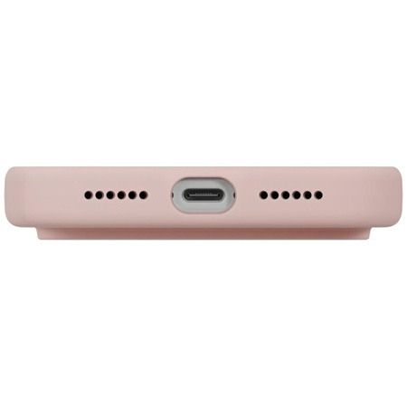Etui UNIQ Lino do iPhone 17 Pro Max      Magclick Charging różowy