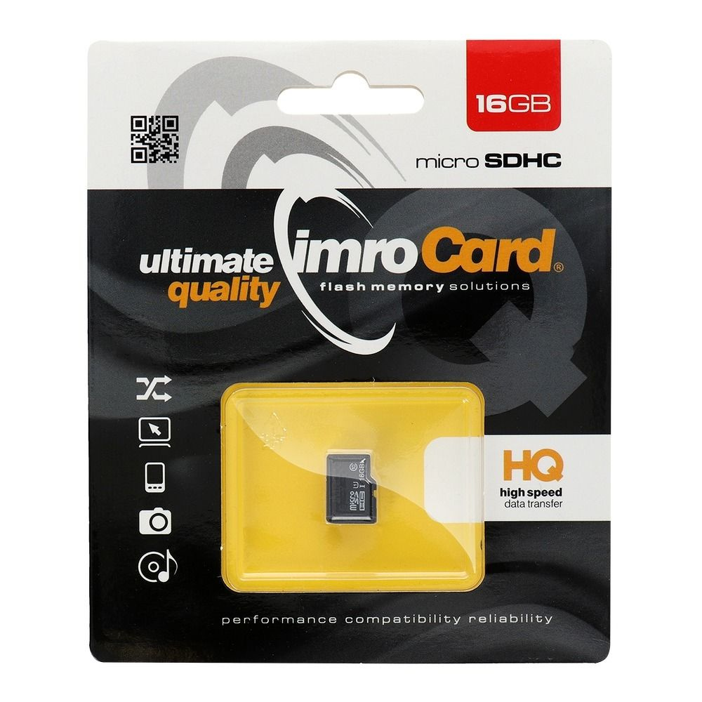 Karta pamięci microSD 16GB Imro 10C bez adaptera