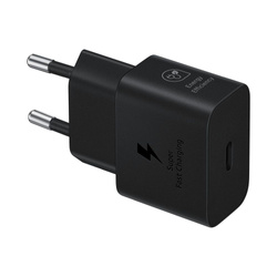 Oryginalna Ładowarka Sieciowa Samsung GaN Super Fast Charger EP-T2510NBEGEU (głowica) USB Typ C 3A 25W czarna blister